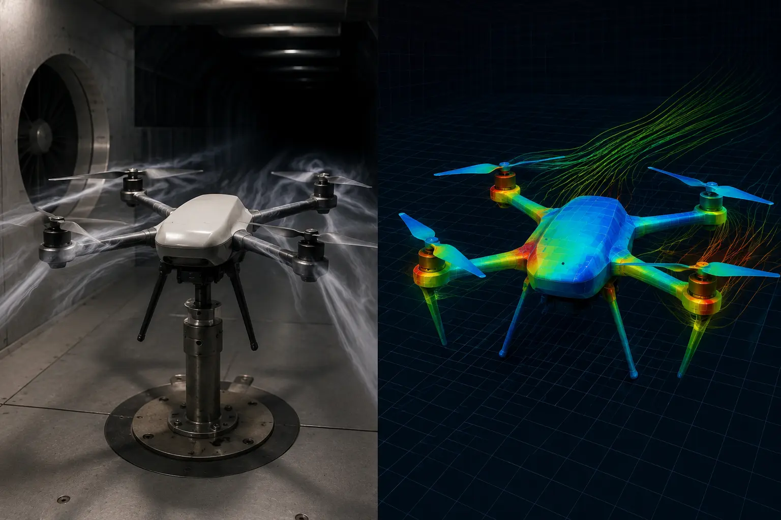 Wind tunnel test compared with CFD pressure contour in Ansys Fluent